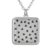 GRAD01 GRADHATS HATS  GRADUATE GRADUATION SCHOOL A NECKLACES