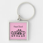 GRAD 2012 PAWS KEY CHAIN