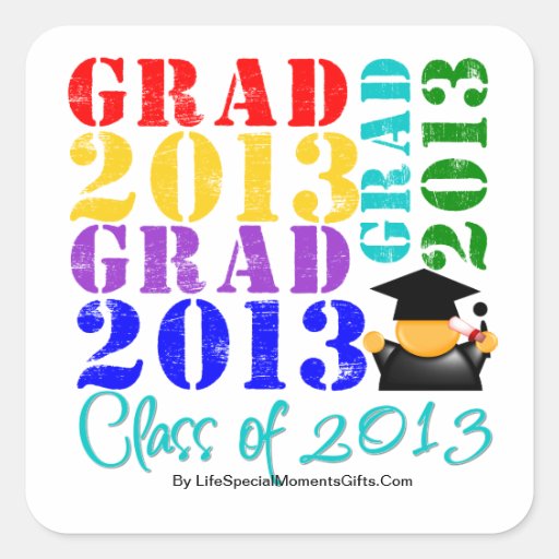 Grad  Class of 2013 Sticker