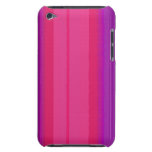 Gradation Stripes Red iPod Touch Cases