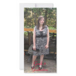 Grade 8 Graduation Designed Book Mark Photo Greeting Card