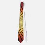 Gradient Spiral: Custom Tie: Orange & Yellow