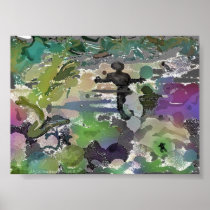 "Gradients Of Colour Of Alien Life" Print