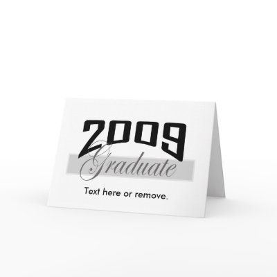 Graduate 2009 graduation card invitation II by JoyOfLife