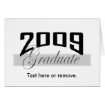 Graduate 2009 graduation card invitation II