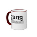 Graduate 2009 school colour mug