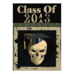 Graduate Class Of Skull & Grad Cap Announcements