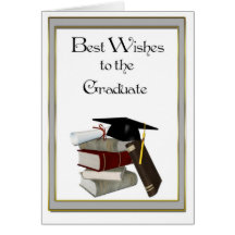 Graduate Congratulations Black Cap Greeting Cards