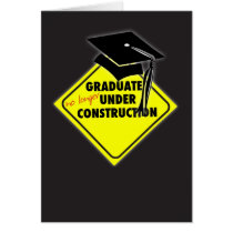 Graduate Construction Hat cards