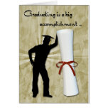 Graduate Male Diploma Greeting Cards