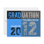 Graduation 2012 Party Graphic Blue invitation