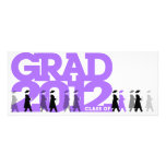 Graduation 2012 Party Invitation Procession Purple