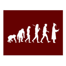 Graduation Academics Graduate Evolution Academia Postcard