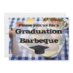 Graduation Barbeque, Burgers on Table Personalised