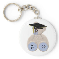 Graduation-Bear 2009 I DID IT! Keychain