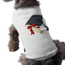 Graduation Cap & Diploma Pet Tshirt