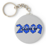 Graduation Class of 2009 Blue and Grey keychains