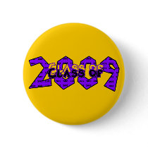 Graduation Class of 2009 Purple and Gold Mug Buttons