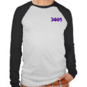 Graduation Class of 2009 Purple t-shirts