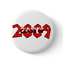 Graduation Class of 2009 Red Button