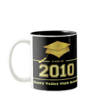 Graduation Class of 2010 Mugs - Black and Gold