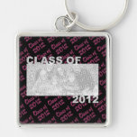 Graduation - Class of 2012 - Pink and Black Key Chains