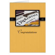 Graduation Diploma Congratulations cards