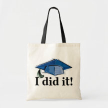 Graduation I Did It! Canvas Bags
