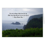Graduation Inspiration, Hawaii Coast, Card