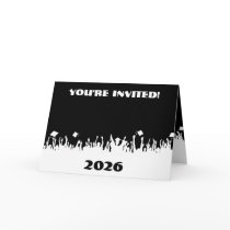 Graduation Invitation-Change Background/Font Colou