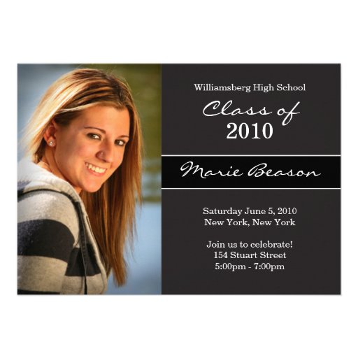Graduation Invitation Class of 2011