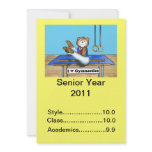 Graduation Invitation - Gymnastics