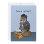 Graduation Invitation, Humourous Owl