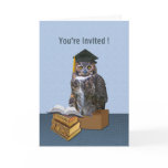 Graduation Invitation, Humourous Owl cards