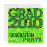 Graduation Party Go Green Invitation
