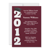 Graduation Party Invitation Class of 2012