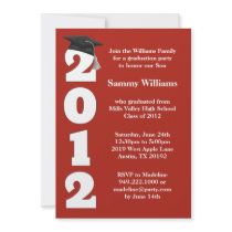Graduation Party Invitation Class of 2012