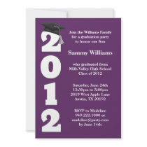 Graduation Party Invitation Class of 2012