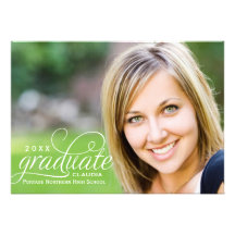 Graduation Party Invitation | Graduate in Script