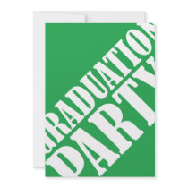 Graduation Party Invitation - green