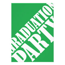 Graduation Party Invitation - green