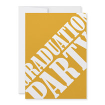 Graduation Party Invitation - orange