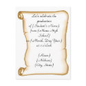Graduation Party Invitation postcards