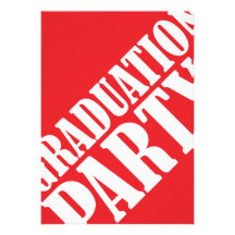 Graduation Party Invitation - red