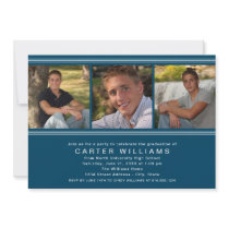 Graduation Party Invitations | Classic Stripes