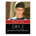 Graduation party invite postcards