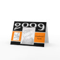 Graduation Photo Card with mascot -orange