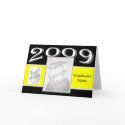 Graduation Photo Card with mascot -yellow