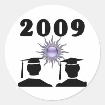 Graduation Round Sticker
