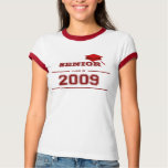 Graduation Senior Class of 2009 Red Ringer T-shirt